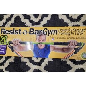 Resist-a-bar powerful strength training in a box NEW